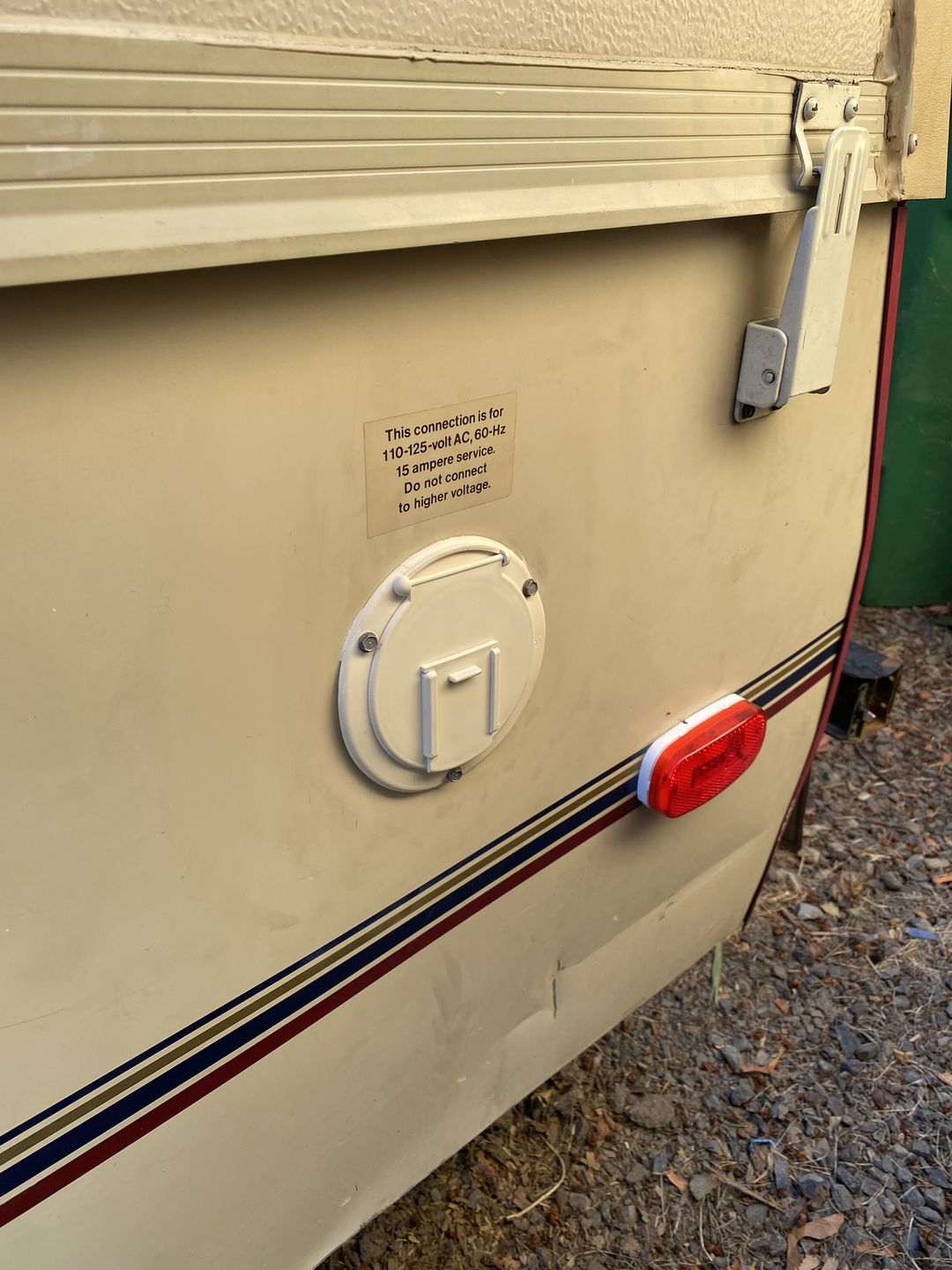 Customer photo review of Power Cord Hatch