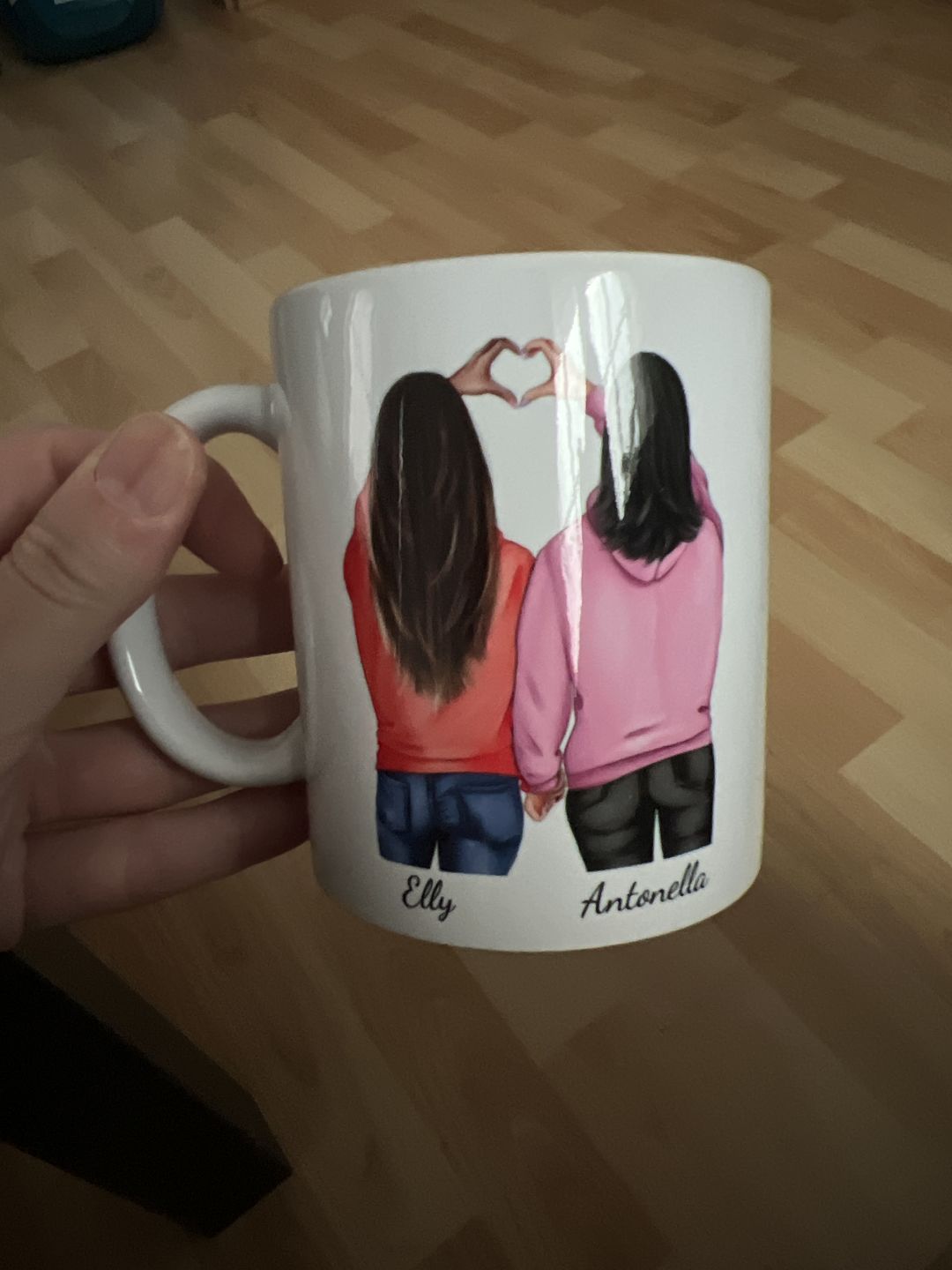 Customer photo review of Winter Besties - Personalisierte Tasse