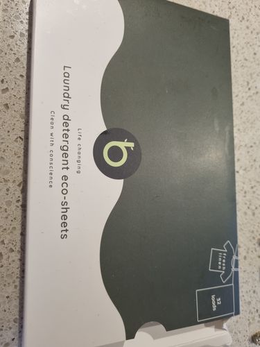 Customer photo review of Laundry Detergent Eco-Sheets™