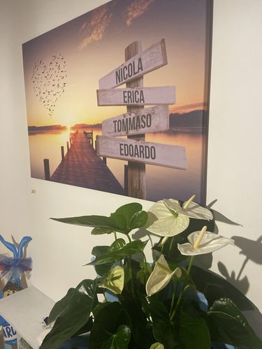 Customer photo review of TELA PERSONALIZZATA "SUNSET"