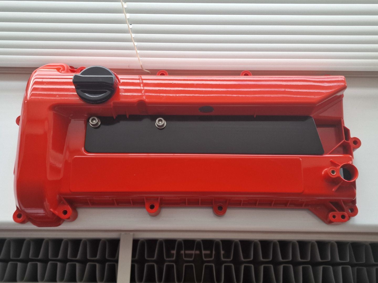 Customer photo review of Proform Petrol Engine Oil Cap Cover (various colours) - Ford Fiesta/ Focus