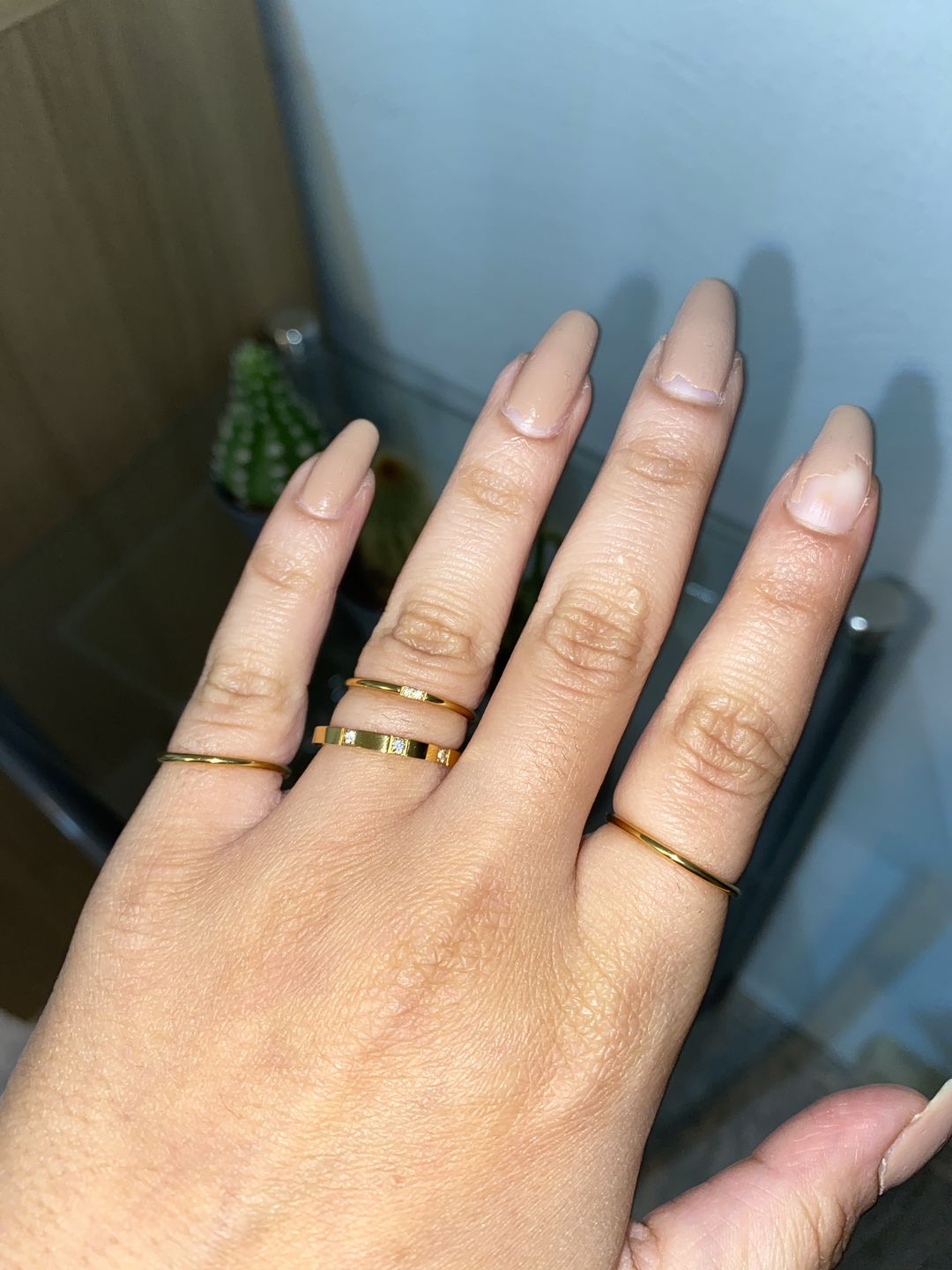 Customer photo review of Simple Ring | 18K vergoldet