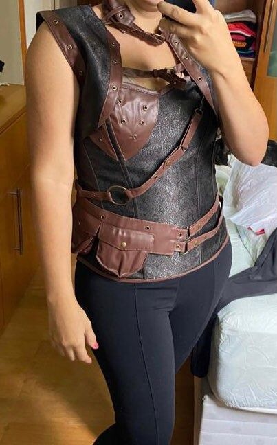 Customer photo review of Middle Ages Steampunk corset