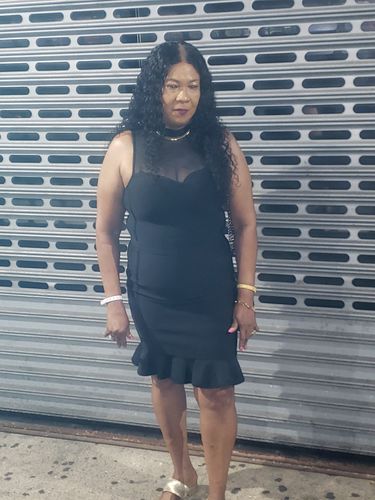 Customer photo review of Water Wave Lace Closure Wigs Virgin Human Hair Wigs 2-3 Days Fast Shipping