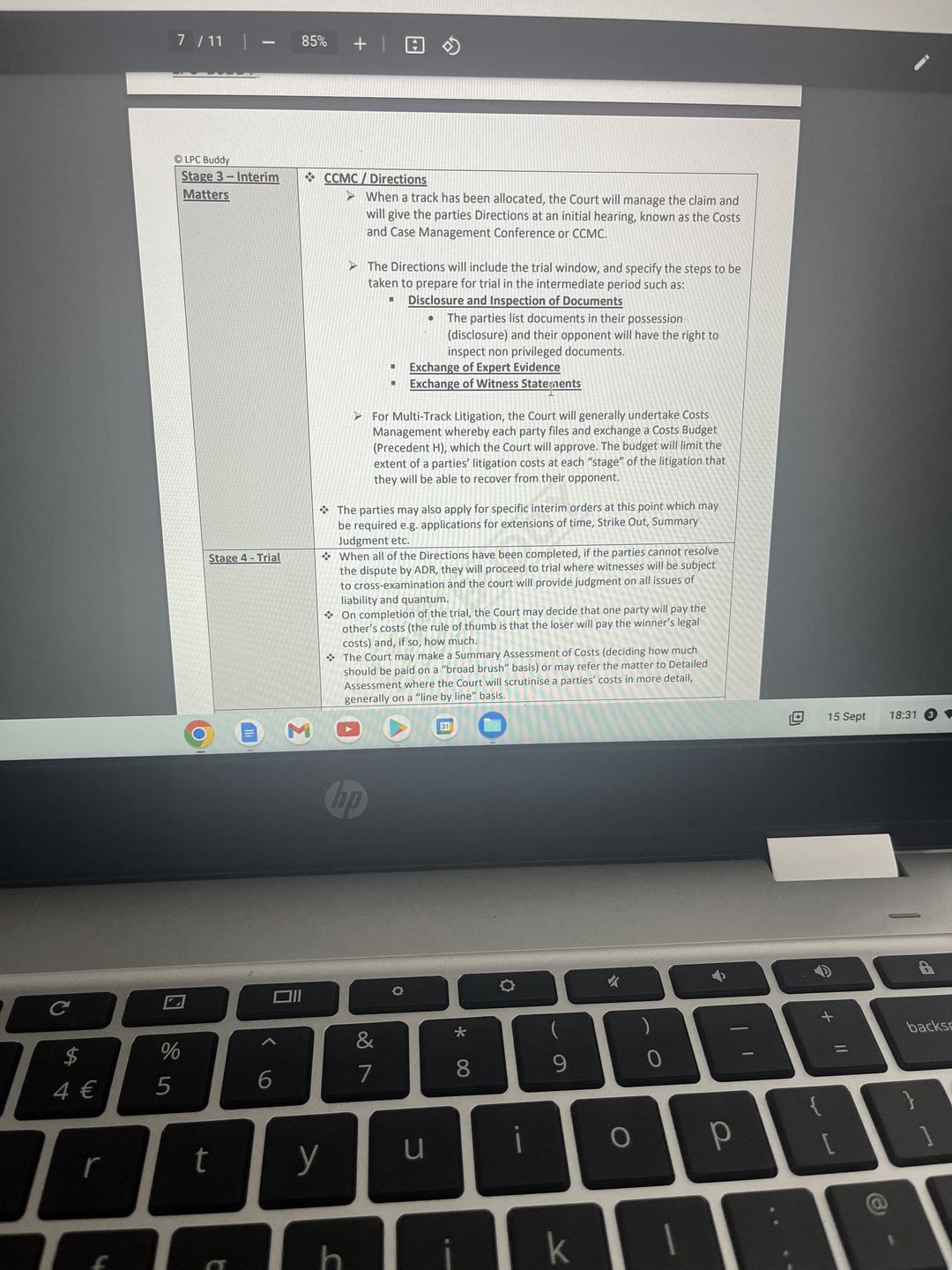 Customer photo review of LPC Buddy™ 2022 / 23 | Complete Core Module Guide | Distinction Level Study Guide for the LPC (Electronic)