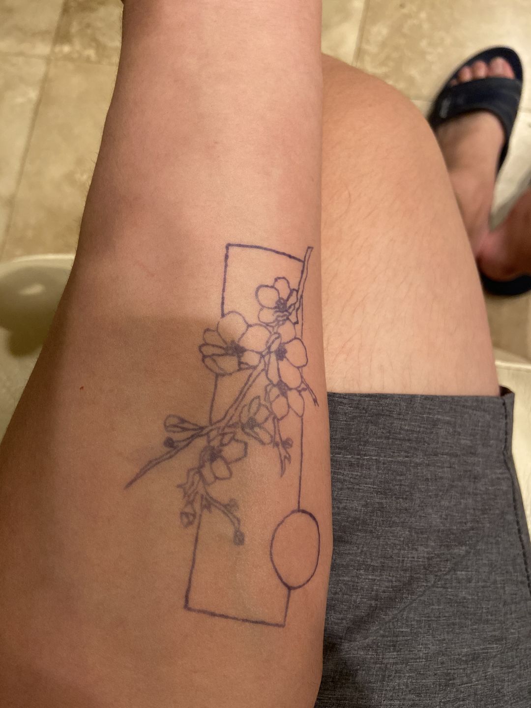 Customer photo review of 1 oz. Jagua tattoo gel combo kit