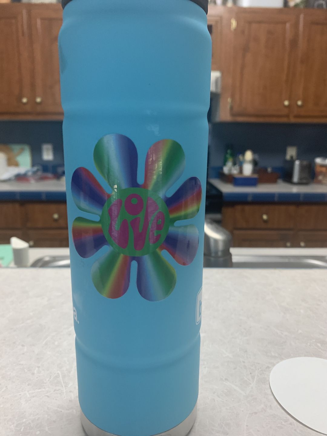Customer photo review of Psychedelic Love Flower Sticker
