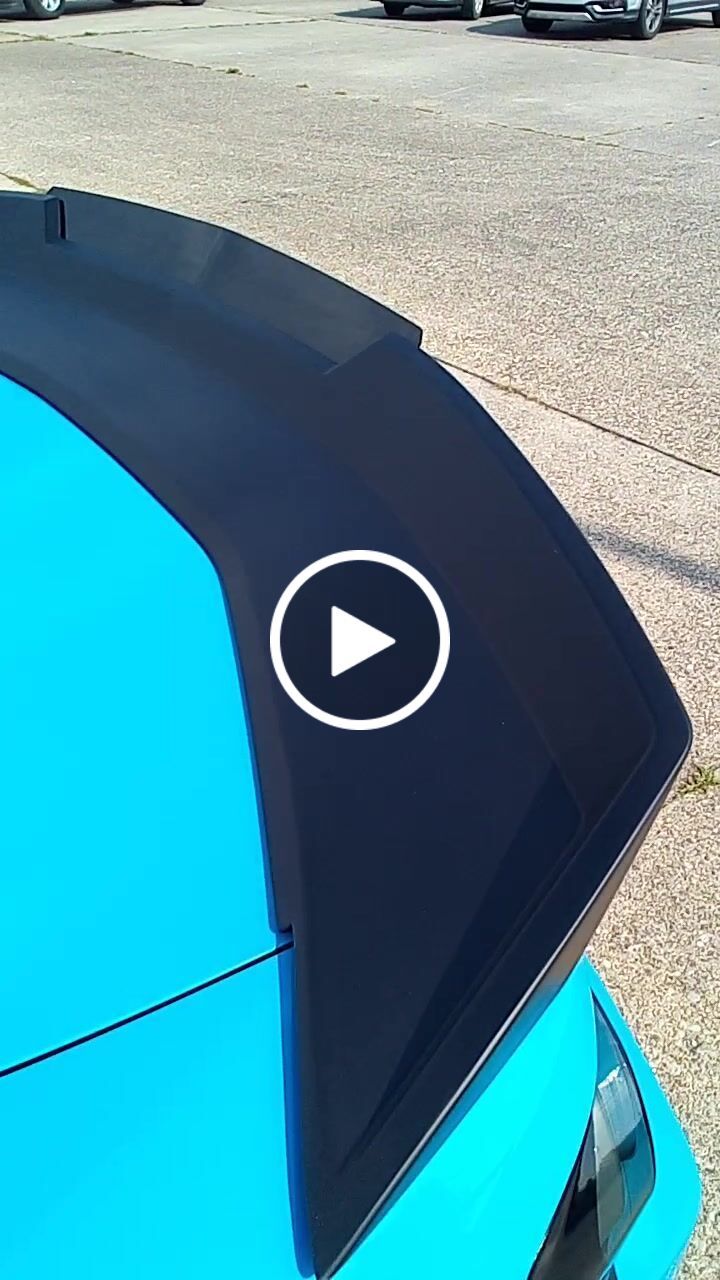 Customer video review of Camaro EOS Track Package Rear Trunk Spoiler Wing