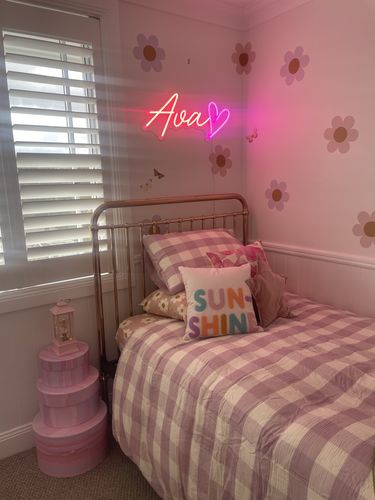 Customer photo review of Personalised  Name Neon Signs