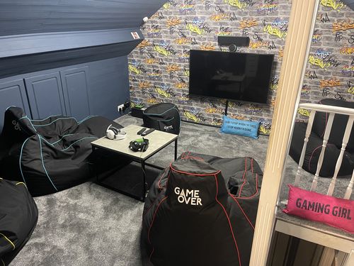 Customer photo review of Gaming Lounger - Fire Rune