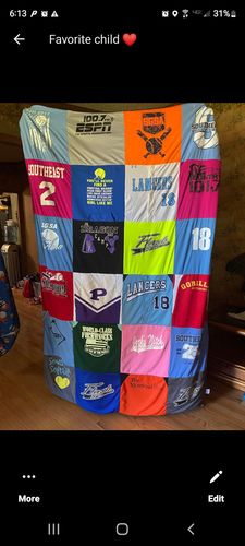 Customer photo review of Classic T-Shirt Blanket