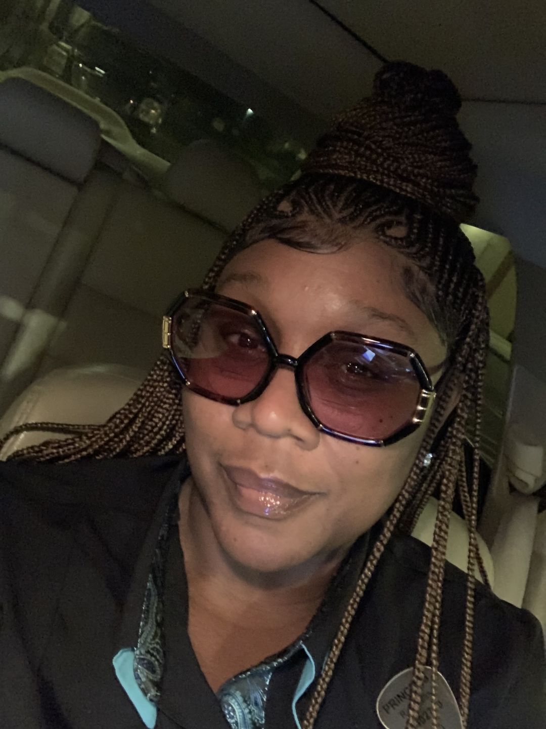 Customer photo review of Cornrow Braids 13x4 Lace Front - Wig Fab