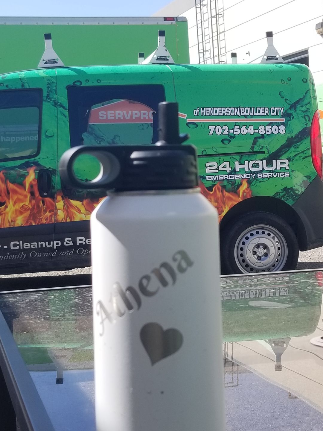Customer photo review of Water Bottle | 40 oz