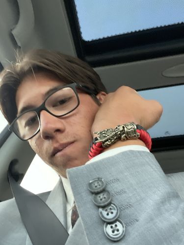 Customer photo review of The Dragon Paracord Bracelet