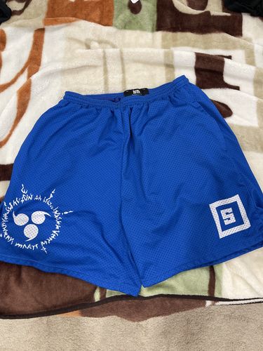Customer photo review of Anime Mesh Shorts - Curse
