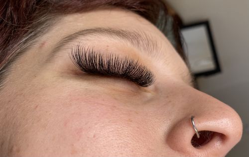 Customer photo review of PRO-MADE FANS 8D-C CURL- 0.07 XL TRAY MIX LENGTH - 500 FANS