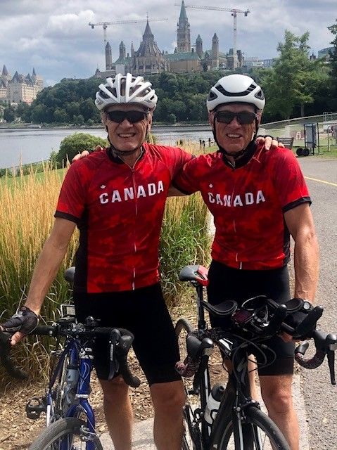 Customer photo review of Canada Maple Leaf Cycling Jersey