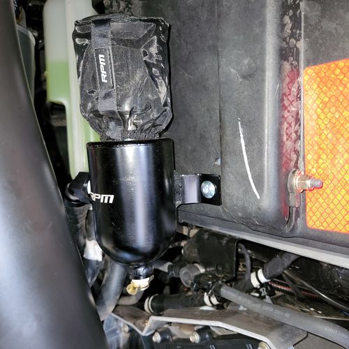 Customer photo review of RPM SxS Polaris RZR Turbo, XPT, Turbo R, S, & PRO XP Oil Catch Can