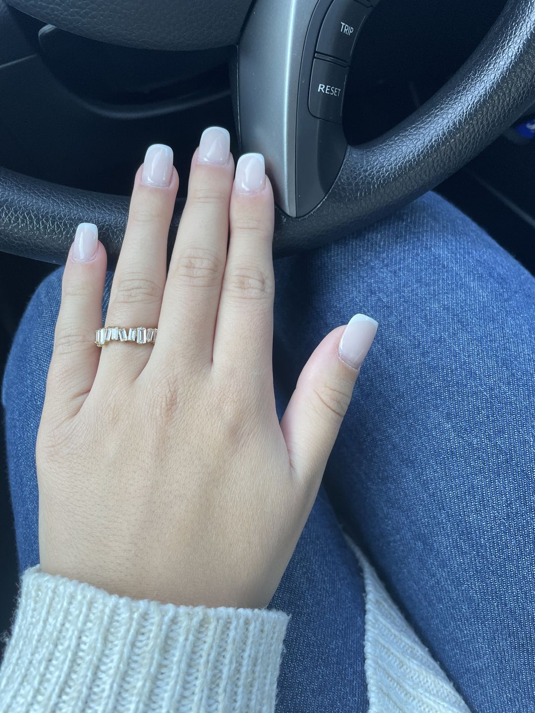 Customer photo review of Cristallo Ring | 18K vergoldet