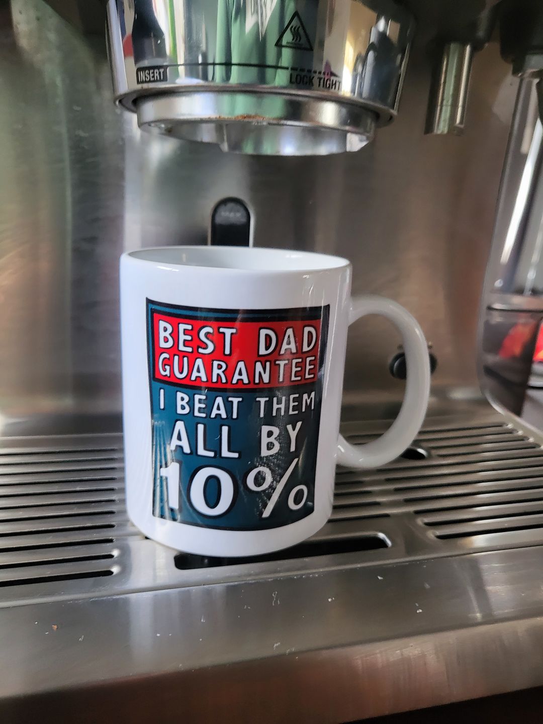 Customer photo review of Best Dad Guarantee 🔨 - Coffee Mug