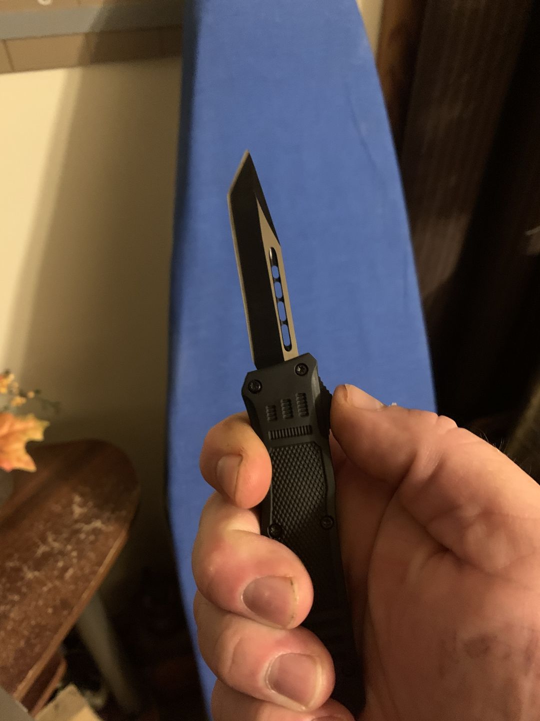Customer photo review of Mini Green Phantom D/A OTF (Multiple Blade Styles Available)
