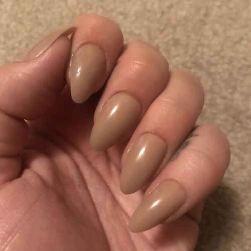 Customer photo review of Barely There 24pc Press On Nail Set