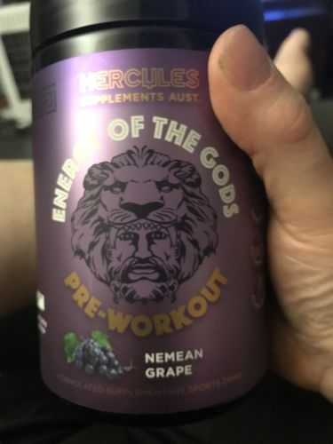 Customer photo review of Energy of The Gods - High Stim Pre Workout