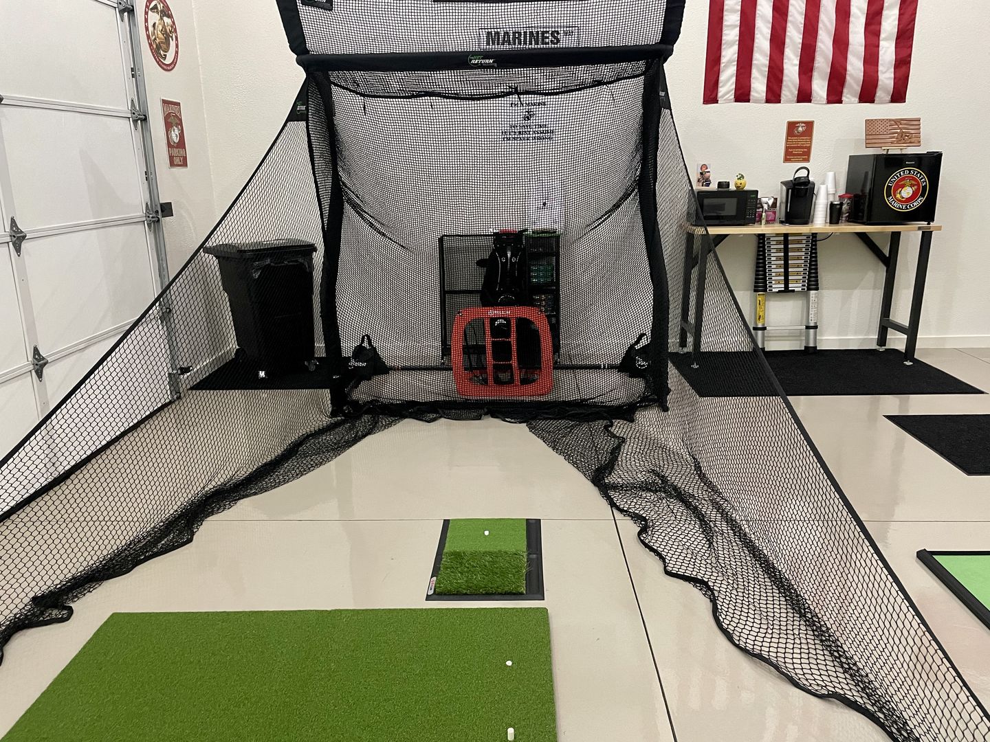 Customer photo review of The Net Return Universal Side Barriers for Pro V2 & Home (V2 / Classic) Nets