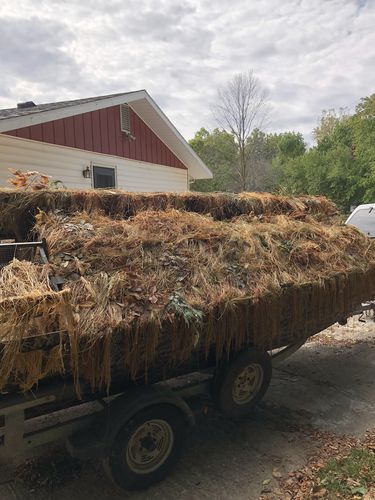 Customer photo review of Hunting Blind Raffia Grass (Pack)