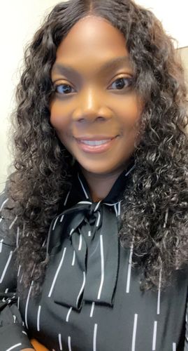 Customer photo review of Water Wave 4x4 Lace Closure Wigs Virgin Human Hair Transparent Lace Wigs