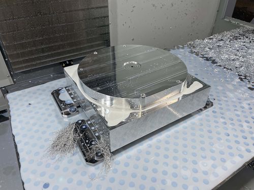 Customer photo review of Haas VF-4 Fixture Tooling Plate Set