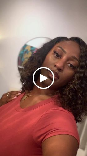 Customer video review of Short Deep Curly 5x5 Closure Wig