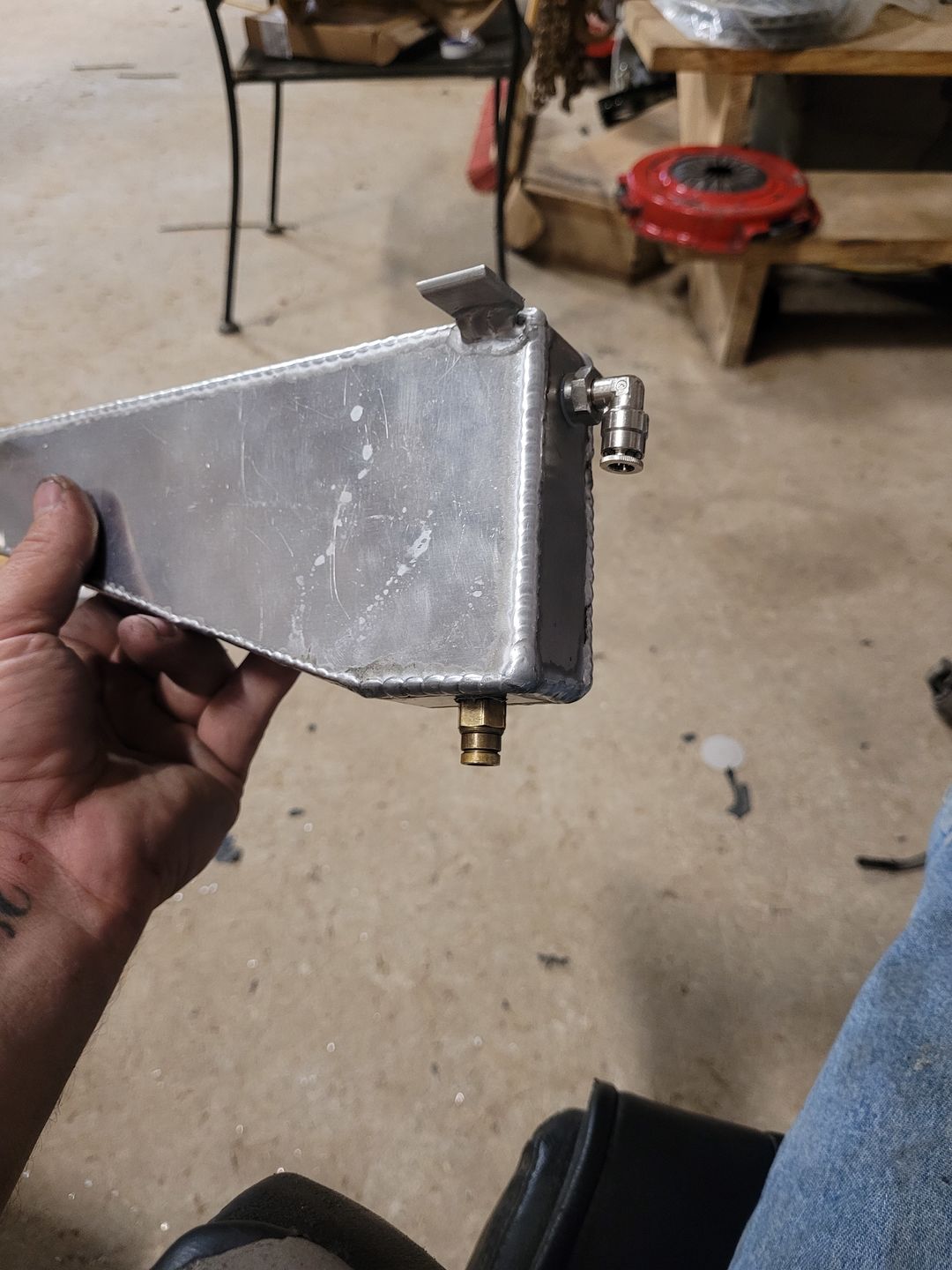 Customer photo review of Push-To-Connect 90° 1/4" NPT to 1/4" Tubing 25-10018