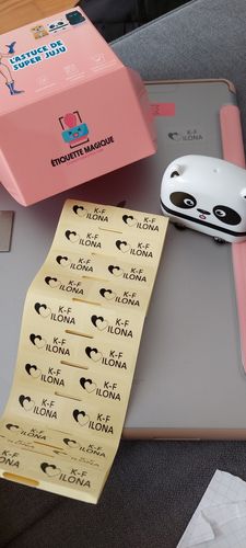 Customer photo review of Mon étiquette magique - Stickers ‎autocollants personnalisés