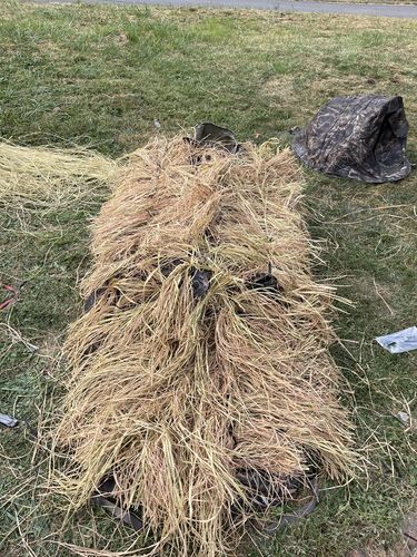 Customer photo review of Hunting Blind Raffia Grass (Pack)