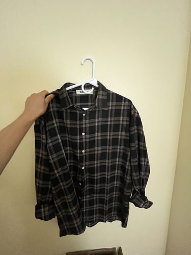 Customer photo review of RT No. 1467 BLACK PLAID SHIRT