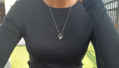 Customer photo review of To My Beautiful Soulmate | Forever Love Necklace ❤️