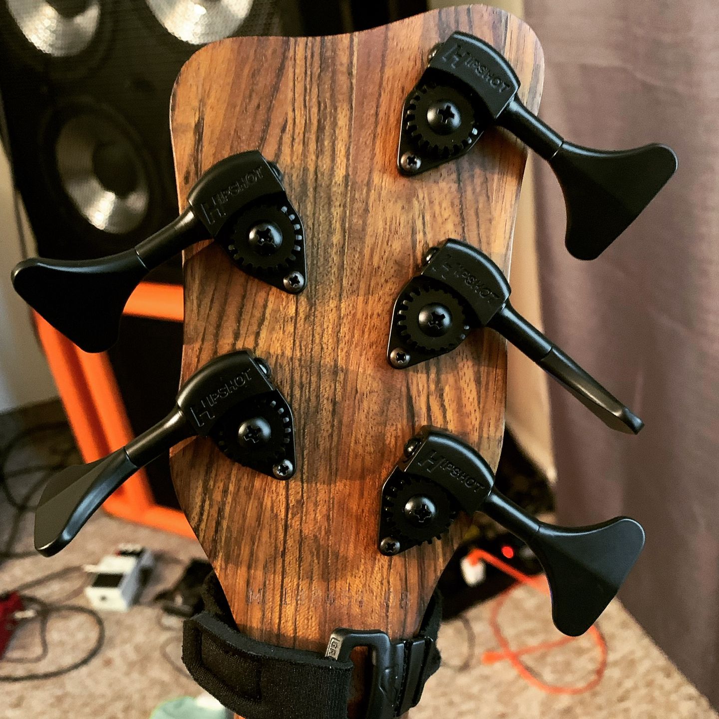 Customer photo review of Licensed Ultralite® Bass Tuning Machine 3/8"