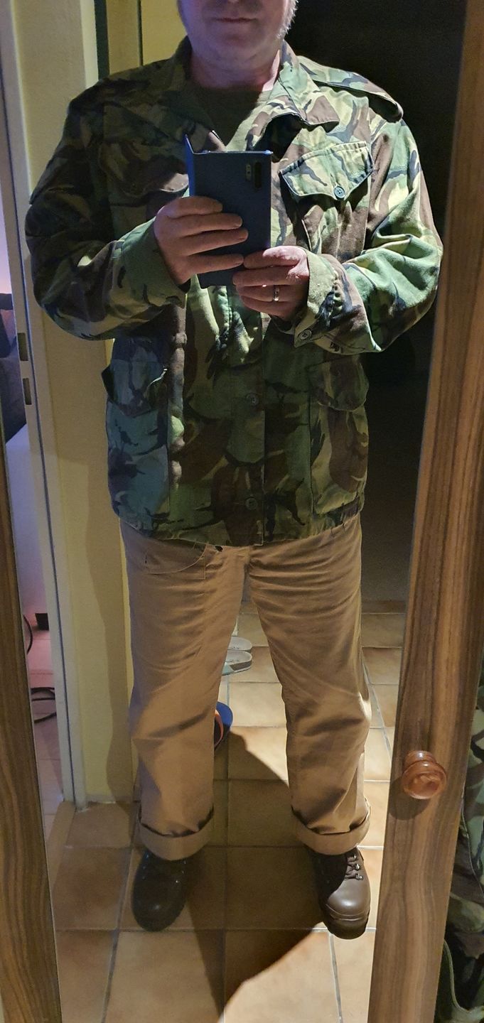 Customer photo review of 1943 British Army KD & JG Gurkha Bermuda Pants - Olive