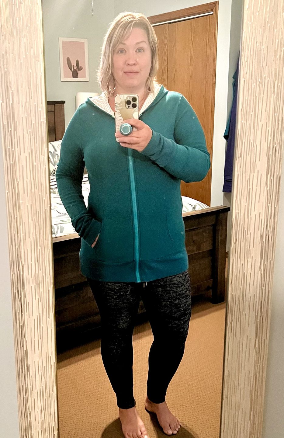 Customer photo review of *Freshly Baked* Zip Up Hoodie - Boxing Week