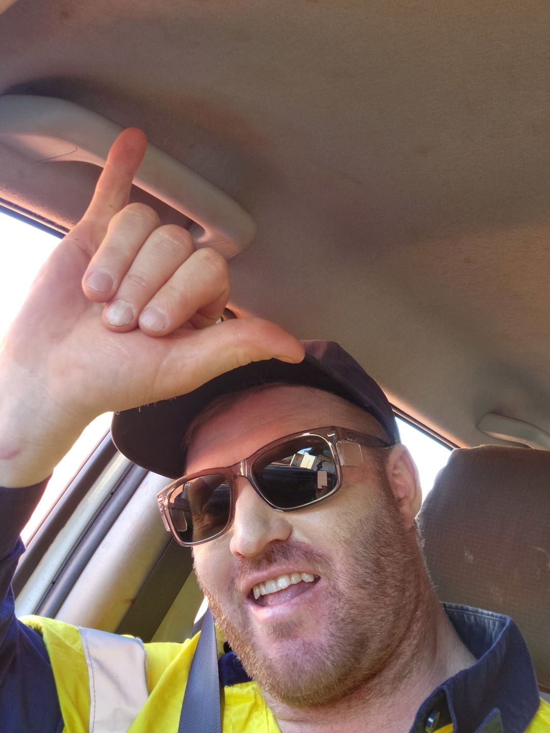 Customer photo review of Kenneth Steel Polarised Safety Glasses