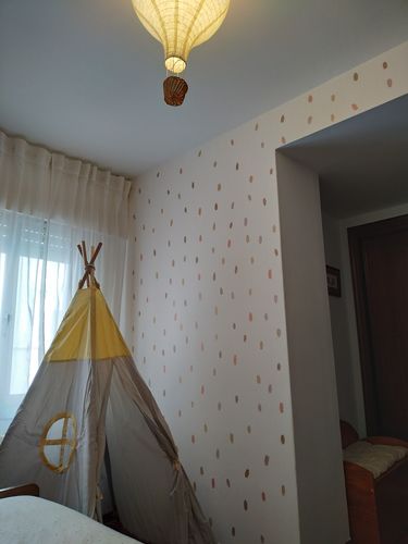 Customer photo review of 'Moroccan Days' Super Fun Dots Decal Set | 174 dots!