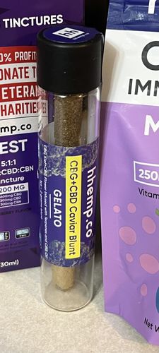 Customer photo review of HH Caviar Blunt - CBG+CBD Gelato (2g)