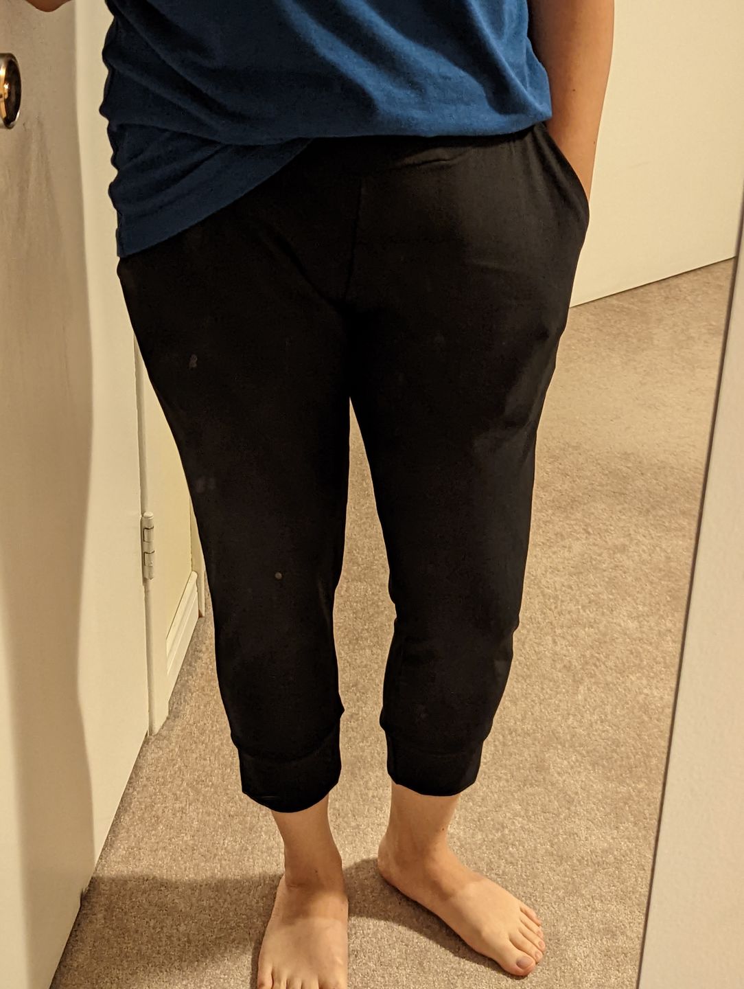 Customer photo review of *Freshly Baked* Crop Cuff Pants