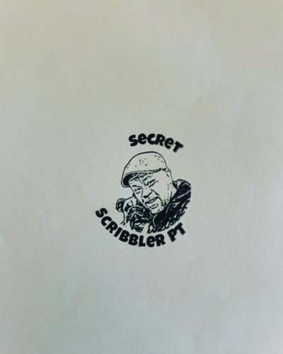 Customer photo review of Self-Inking Face Stamp