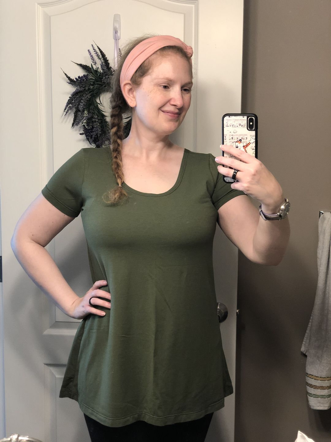 Customer photo review of *Freshly Baked* Scoop Tee