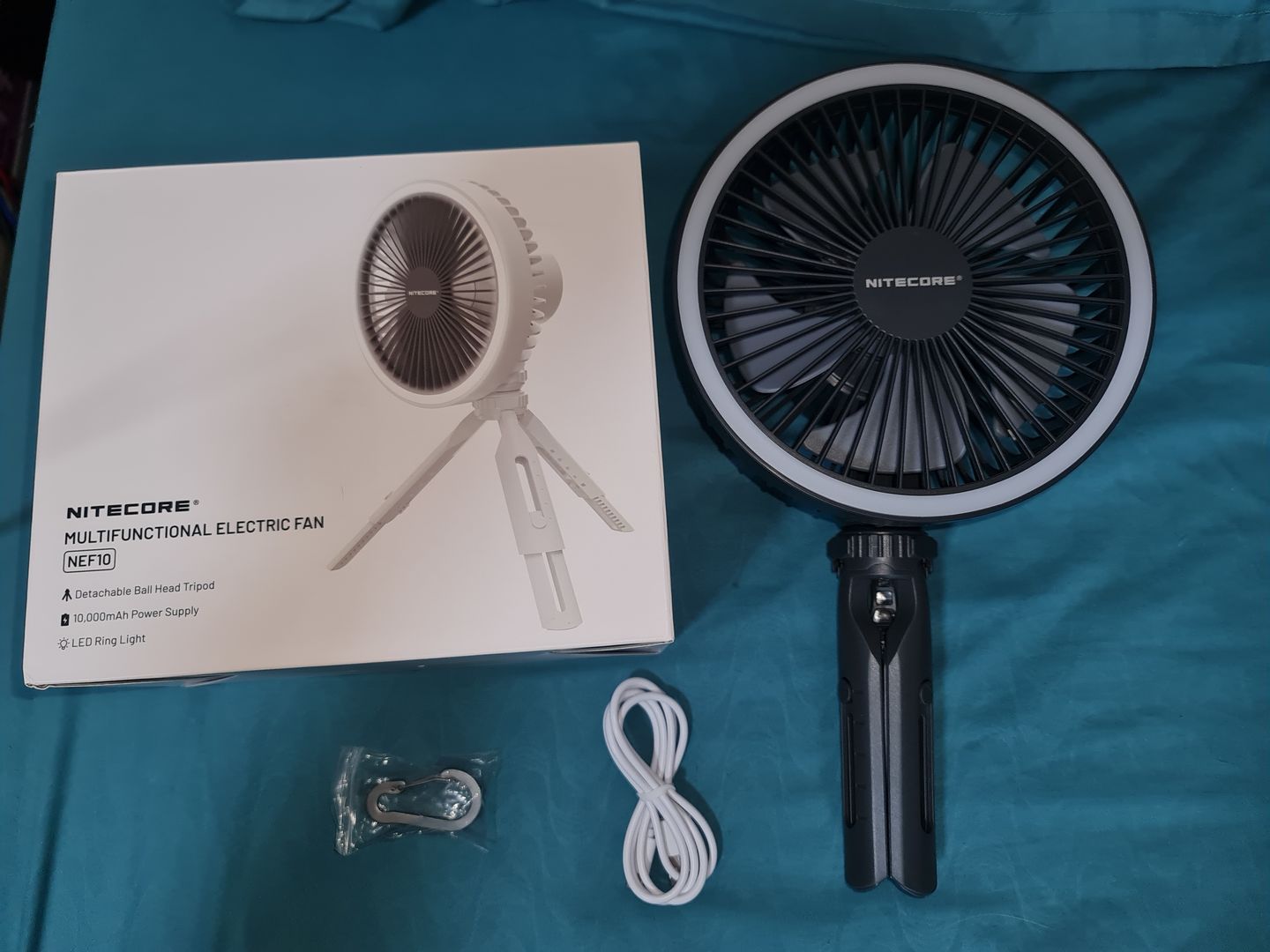 Customer photo review of NEF10 - LED Fan (10,000mAh)