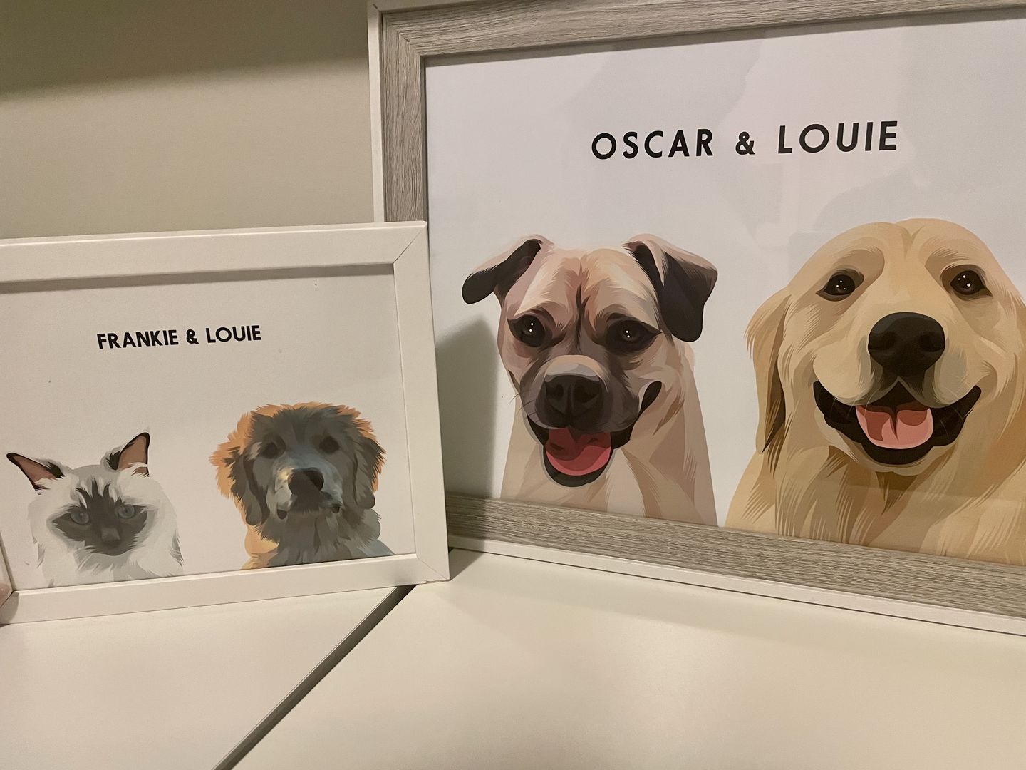Customer photo review of Custom Pet Portrait Phone Cases