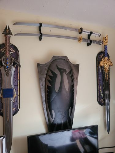 Customer photo review of No Box - Clearance - Death Dealer Shield