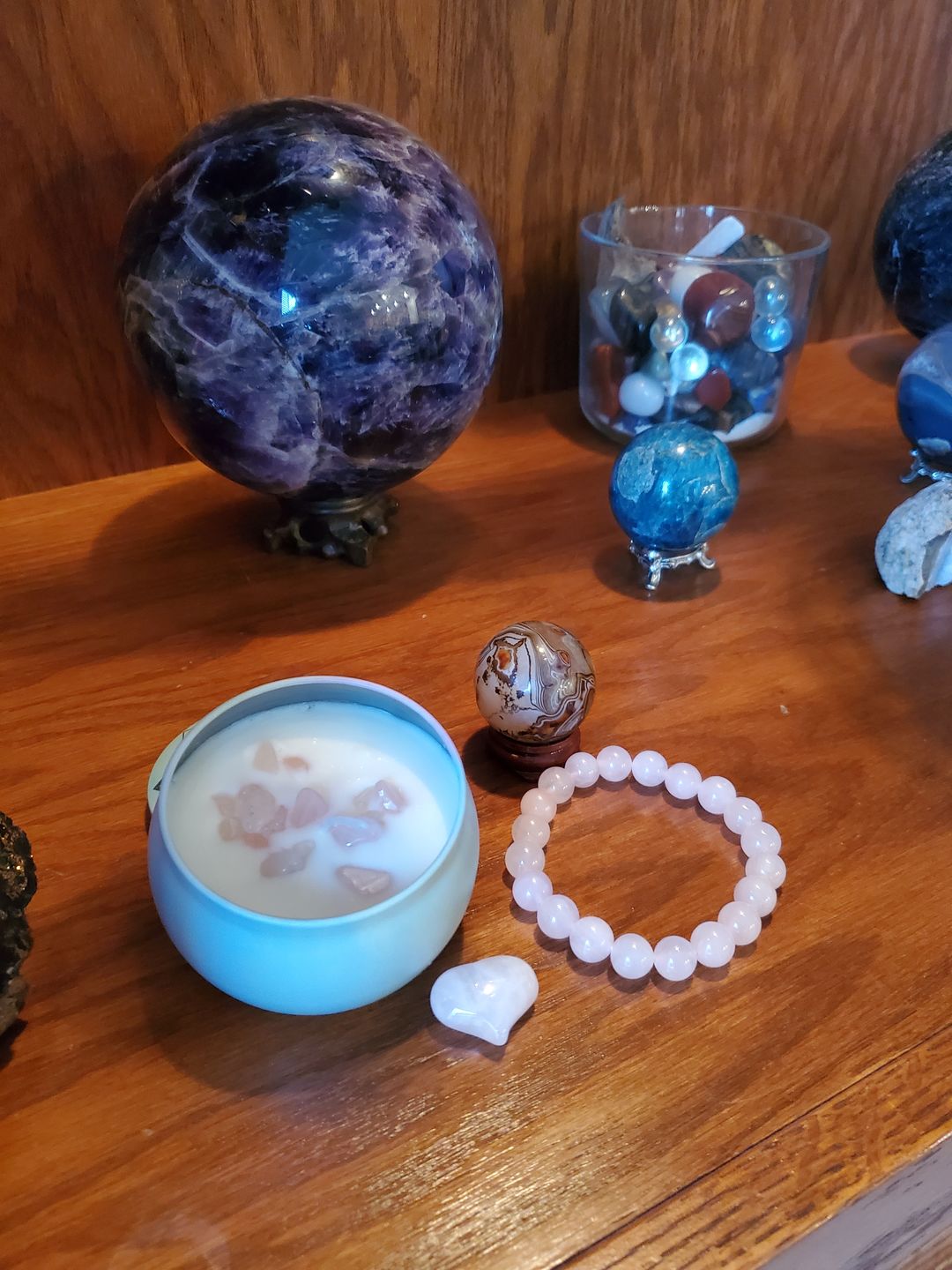 Customer photo review of Restore Your Emotional Love & Beauty Rose Quartz Ritual Set